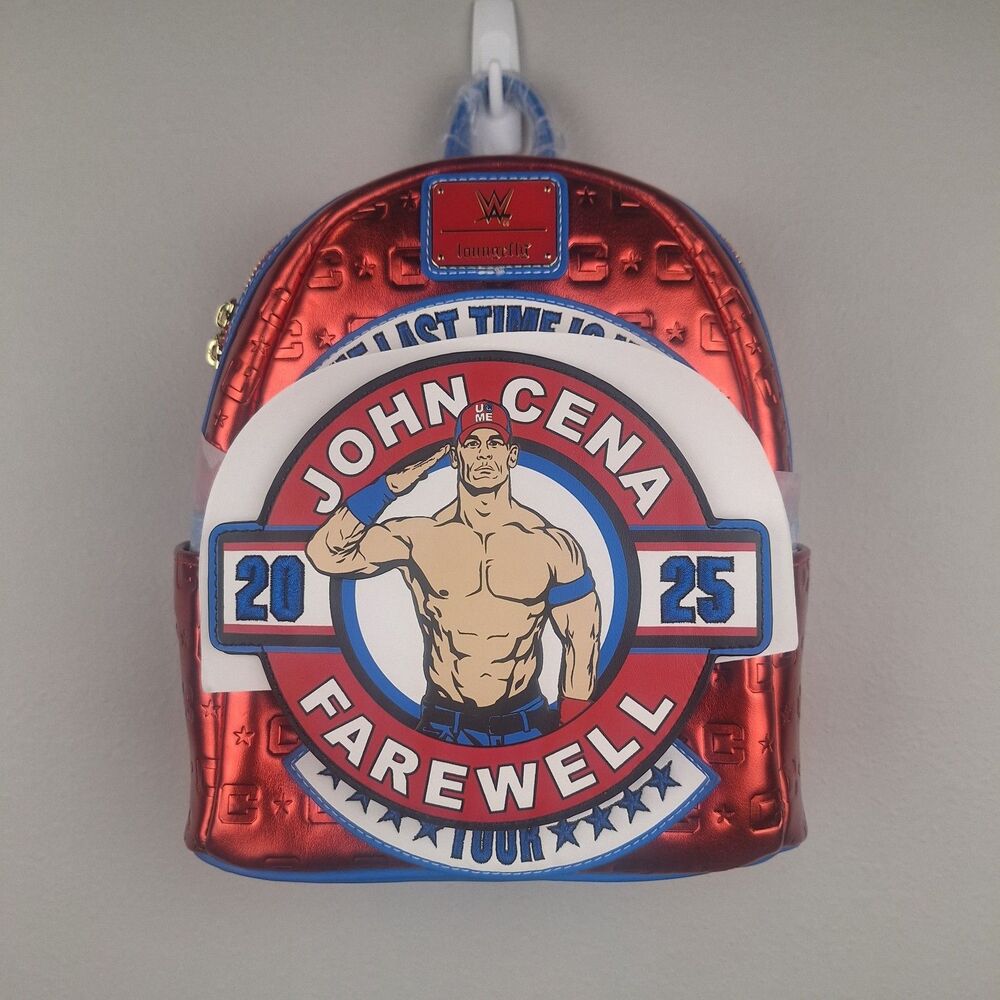 Loungefly-WWE John Cena Farewell Tour Mini Backpack NWT